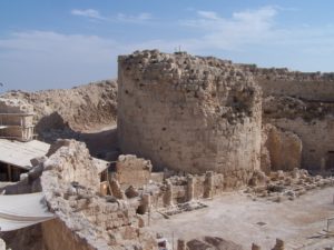 Eastern tower and central courtyard of the Herodium fortress. Photo courtesy of Joshua N. Tilton.