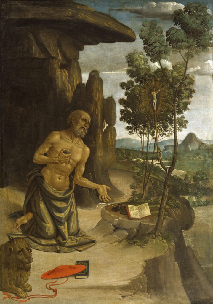Bernardino Pinturicchio Saint Jerome in the Wilderness.