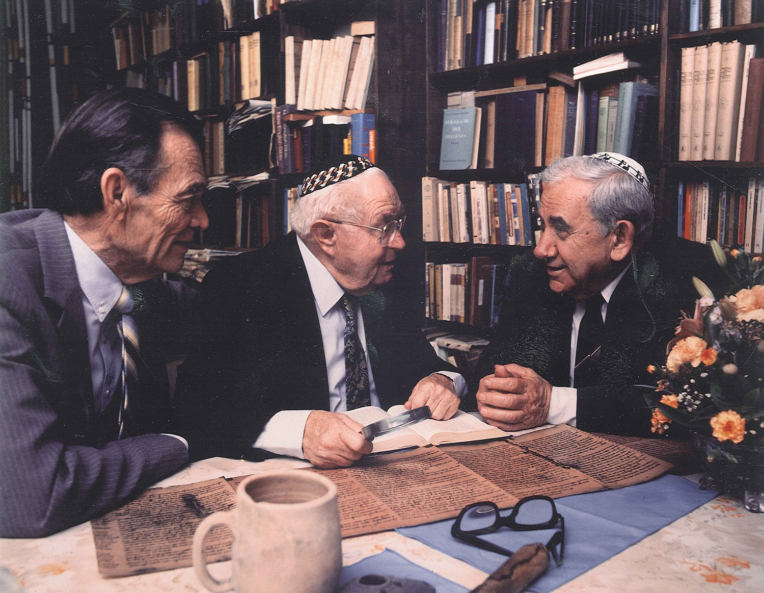 Lindsey, Flusser and Safrai Discussing the Gospels