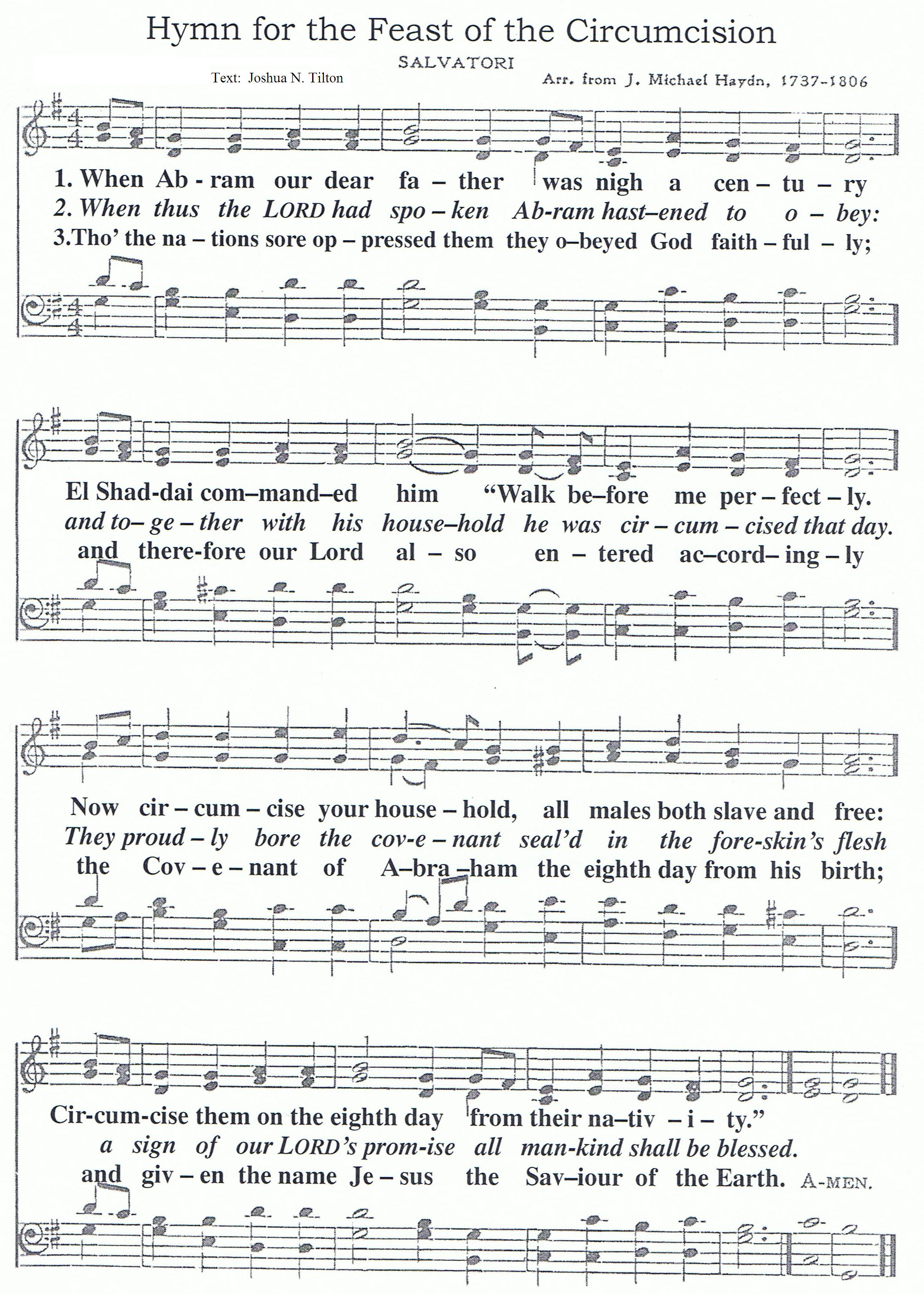 Hymn for the Feast of the Circumcision