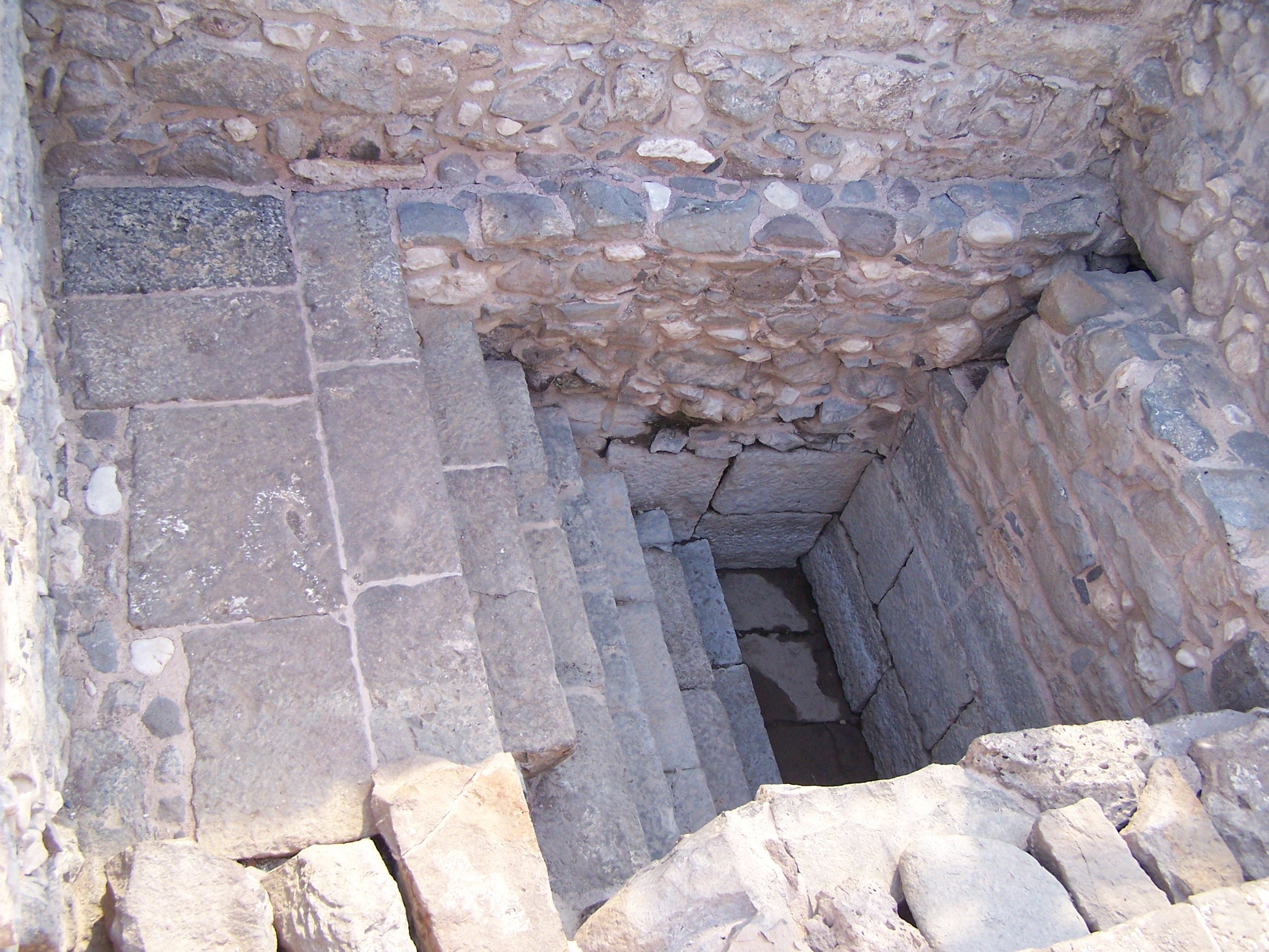 A ritual immersion bath (mikveh) discovered at Magdala. Photo courtesy of Joshua N. Tilton.