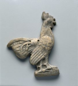 Terracotta rooster from Greece, 6th Century B.C.E. Image courtesy of the <a href="http://clevelandart.org/art/1927.23" target="_blank" rel="noopener noreferrer" class="nolightbox">Cleveland Museum of Art</a>.