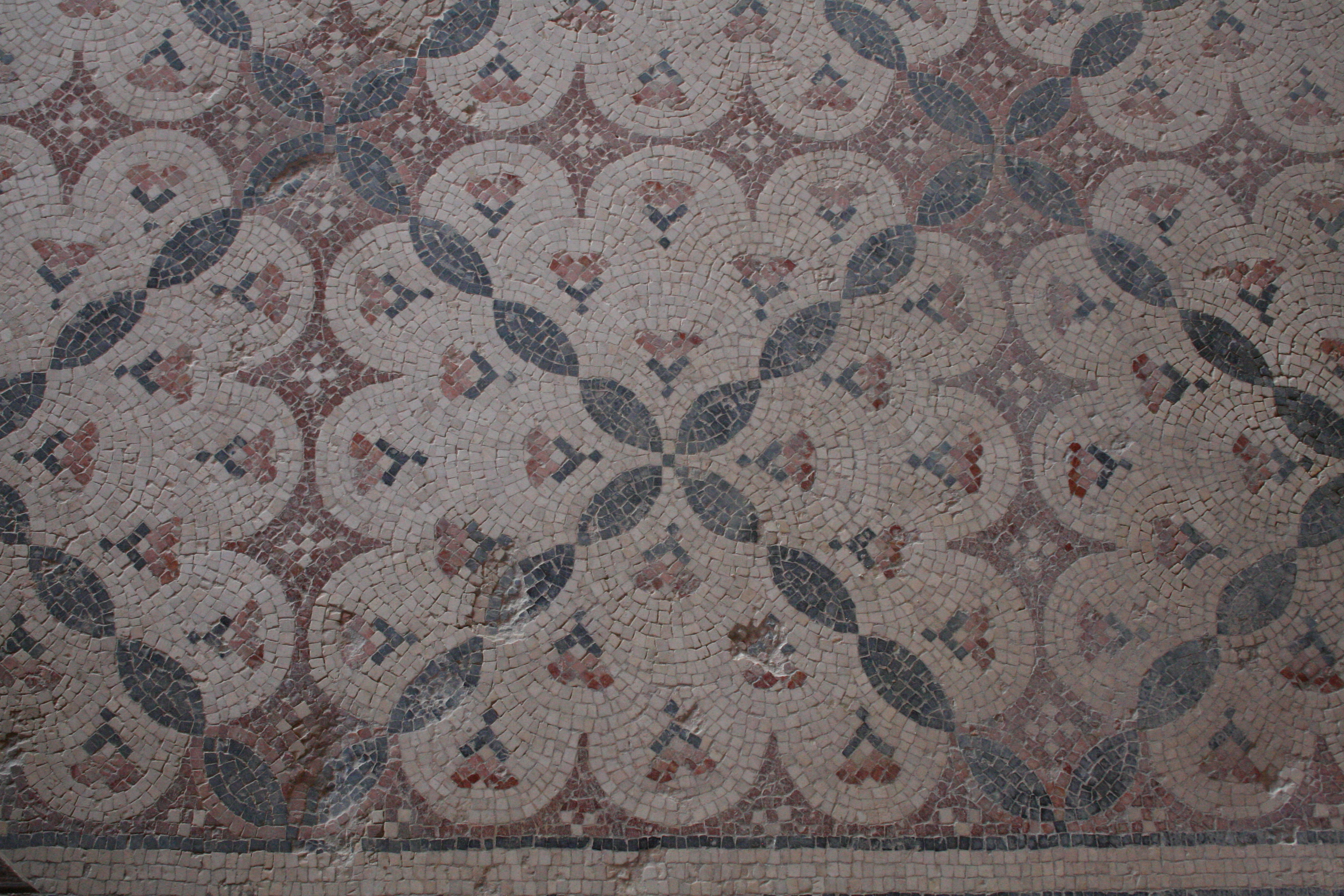 Mosaic floor in Sepphoris (Zippori) in the Galilee. Photo courtesy of Gary Asperschlager.